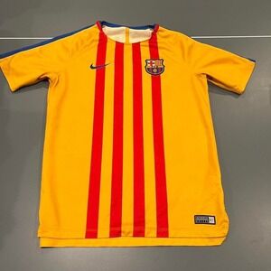 FC Barcelona Nike Soccer Jersey 2017 Training Kit Shirt youth XS